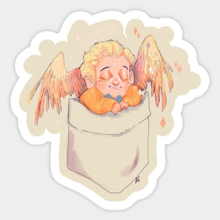 Pocket Angel Sticker